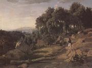 Vue pres de Volterra (mk11)  Jean Baptiste Camille  Corot